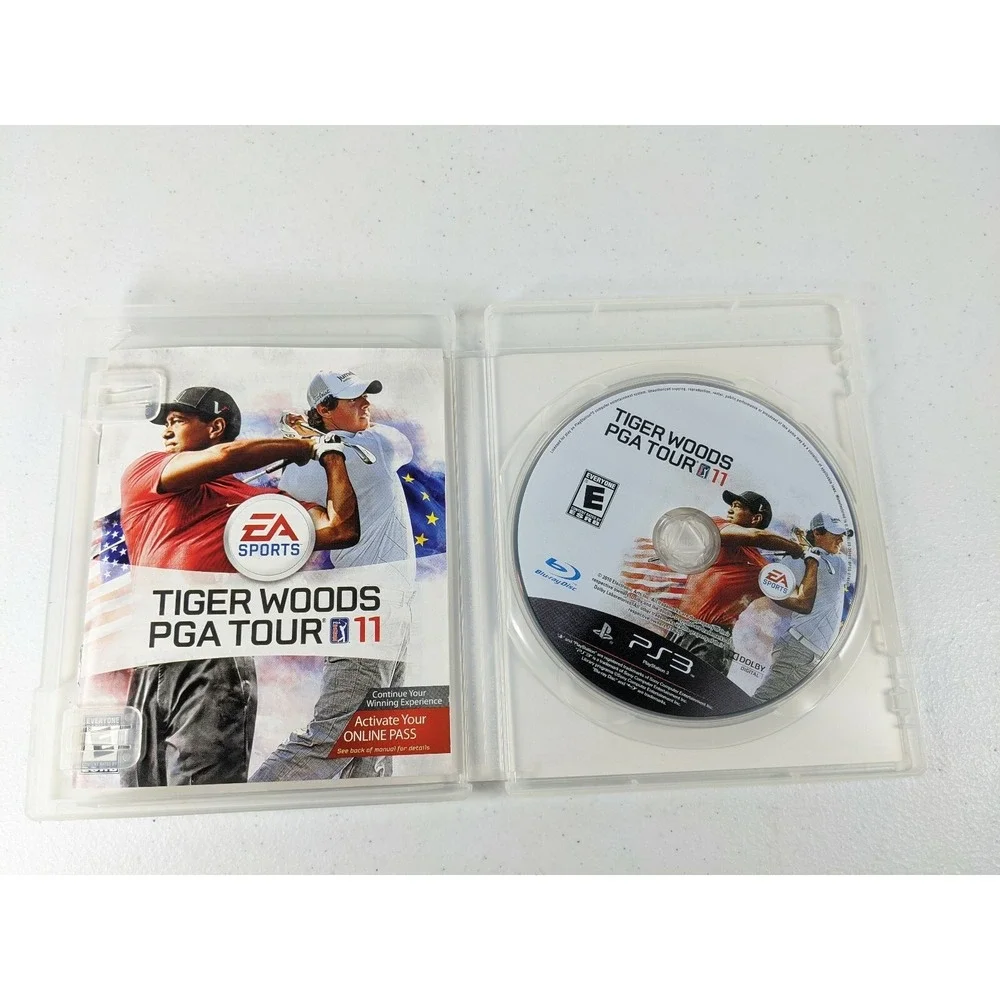 PS3 2 Games NBA 2K11 and Tiger Woods PGA Tour 11‎